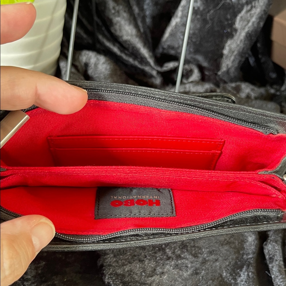 HOBO Black Leather Clutch - Picture 8 of 10